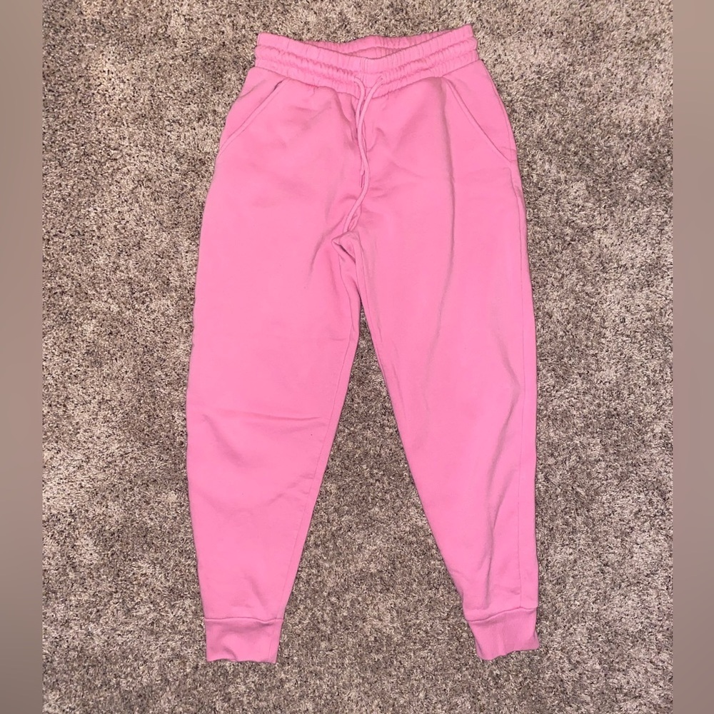 Zenana Outfitters Pink Jogger Pants